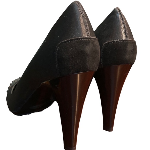 TOD'S designer Gommino Patent Cap Toe Limousine Black pump 40 - Picture 4 of 12